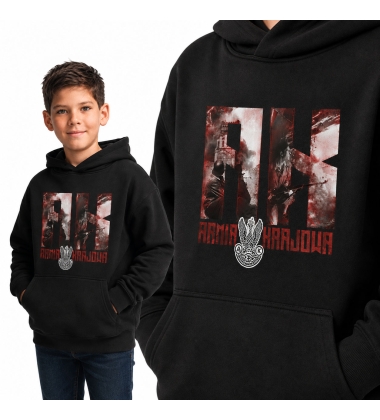 Bluza z kapturem dziecięca Patriotyczna  ARMIA KRAJOWA AK